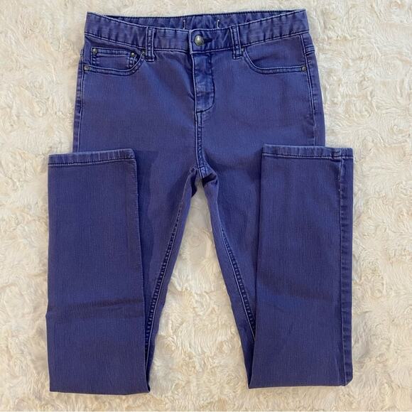 Free People Purple Denim Skinny Jeans Mid Rise Women - Picture 1 of 10